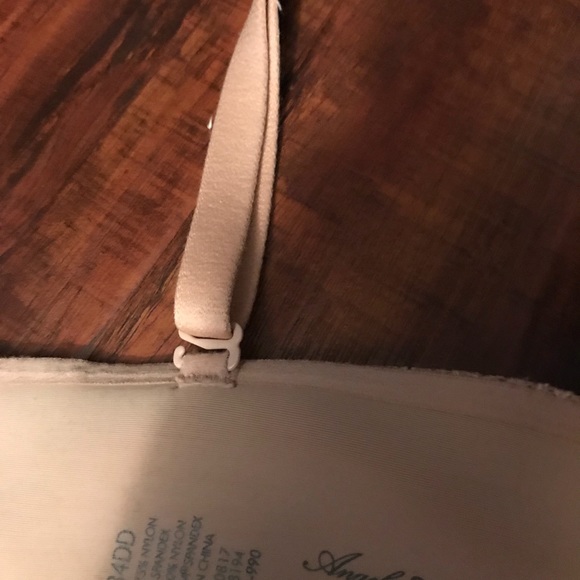 VS Tan Beige Lace Push Up Bra Secret Embrace 34DD - Picture 5 of 5